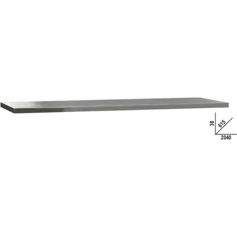 Beta C45PRO 2.0 PXE/3-2,0MT Piano di lavoro rivestito acciaio Inox 204x61,5 cm