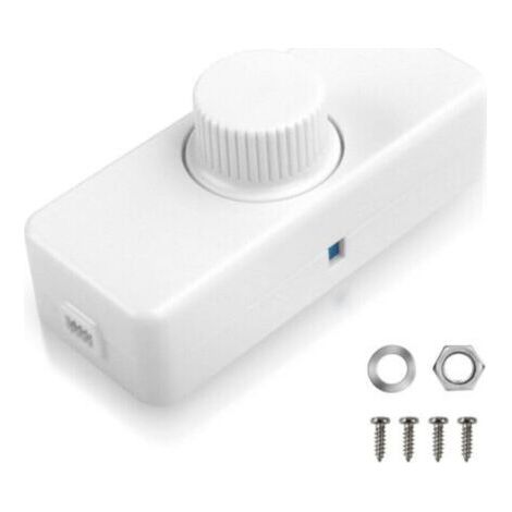 Variateur de Lumiere LED 3W-100W Interrupteur Variateur et Variateur Rotatif 220-240V avec dimmable Bouton intelligent pour dimmable Lampes Led etc. (1/5)