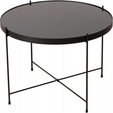 Boltze SHERIN Tavolino nero 56,5 cm di diametro