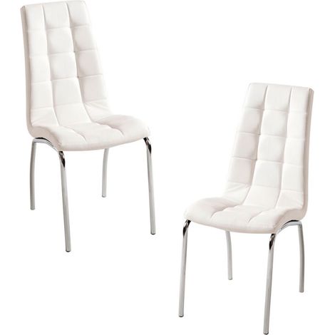 Packs Sillas Comedor - Pack 2 Sillas Liam - Blanco (1/5)