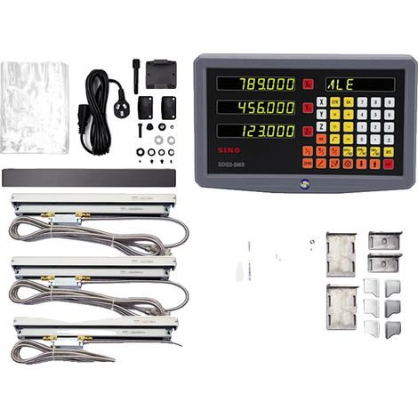 Affichage numérique, compatibilité 3 axes, résolution de haute précision, DRO-3PCS KA500 (1/2)