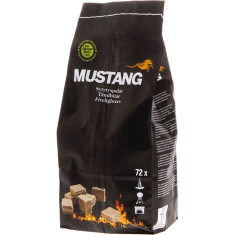 Cube allume-feu Mustang écologique 72 pièces huile végétale