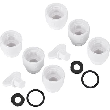 Adaptateur de douche japonais ABS, connecteur KMG, convertisseur de tuyau, accessoire de salle de bain, filetage G1/2 po (1/5)