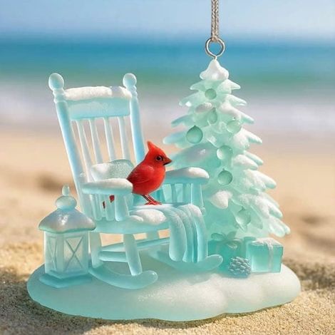 Ornement En Verre De Mer - Acrylique Transparent Avec Trou De Suspension - Décoration De Noël Maison Et Arbre - Lot De 1 (1/5)
