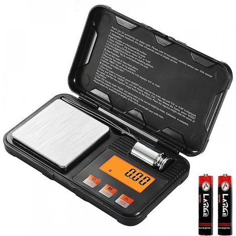 Balance de poche de précision numérique électronique 0,001 g pour bijoux en or et diamants, mini balance en magnésium.-AquaForge