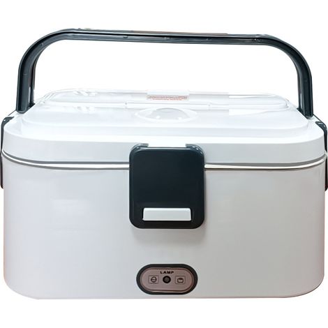 Chauffante 1,8L Lunch Box Electrique - 12V 24V 220V 3 en 1 Boite Chauffe avec Sac et Amovible Acier Inox Boîte à Repas pour Voiture Camion Bureau Maison (1/5)