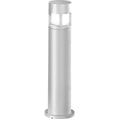 JULE - Paletto da terra per esterni 65cm, IP65, attacco E27, struttura in alluminio pressofuso, colore Grigio - Rossini Group