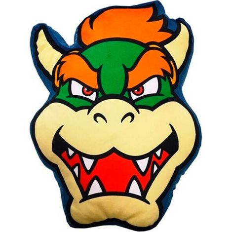 Super Mario Bros Bowser 3D cuscino