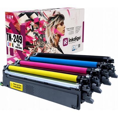 Toner Inkdigo TN249 compatibile con Brother HL-L8230CDW MFC-L8340CDW, certificato TÜV. (1/5)