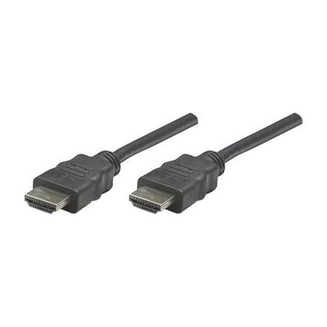 Câble de raccordement Manhattan HDMI Fiche mâle HDMI-A, Fiche mâle HDMI-A 7.50 m noir 353274 4K UHD Câble HDMI Y433361 (1/3)