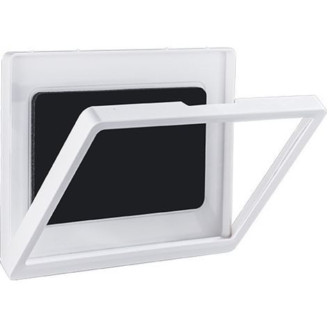Support de téléphone de douche étanche, boîte de rangement murale pour téléphones et tablettes de moins de 10,2 pouces, blanc