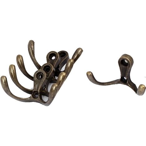 Bad 53mm x 33mm Robe Hut Mantel Wandbehang Haken Doppel Prong Aufhänger 5 STÜCKE (7a49e25a554e69fe16 (1/4)