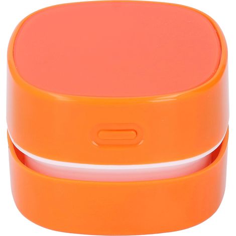 Aspirateur de bureau, mini balai à poussière de table, économie d'énergie, sans fil, design rotatif pour nettoyer les cheveux, les miettes et le clavier d'ordinateur (1/5)