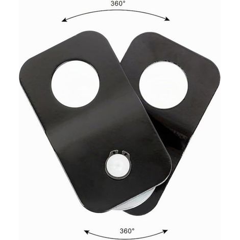 Poulie De Renvoi - Acier - Charge Max 4 T - Pour Câble 1 À 10 Mm - Forestier Chantier Industriel - 1 Pièce (1/5)
