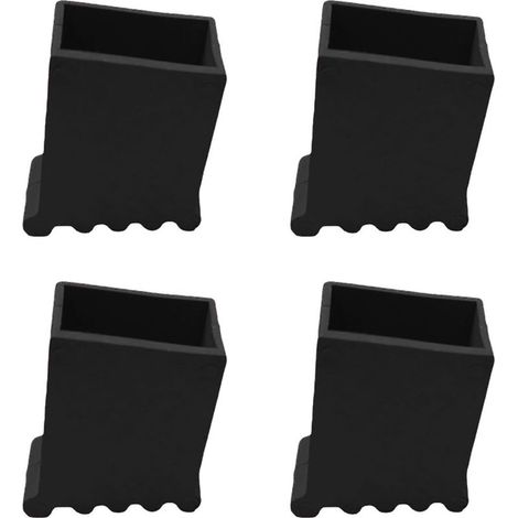 Set mit 4 rutschfesten Gummifüßen für Leitern, Leiterverlängerungszubehör, schwarz, 30 x 50 mm (1/5)