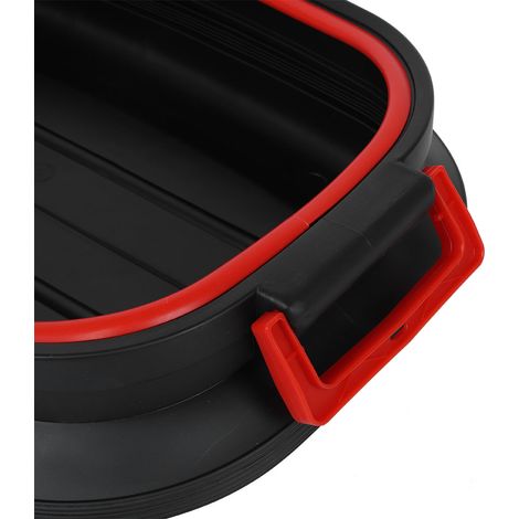 Seau de Stockage Rétractable 37L avec Couvercle pour Camping BBQ Pêche et Stockage de Voiture (1/5)