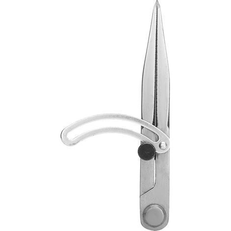 150-mm-Drehzirkel zum Markieren von Leder, Werkzeug zum Zeichnen paralleler Linien, Lederhandwerk (1/5)