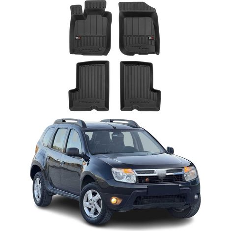 Tapis de Sol pour Dacia Duster 2010-2018 TPE Noir (1/5)