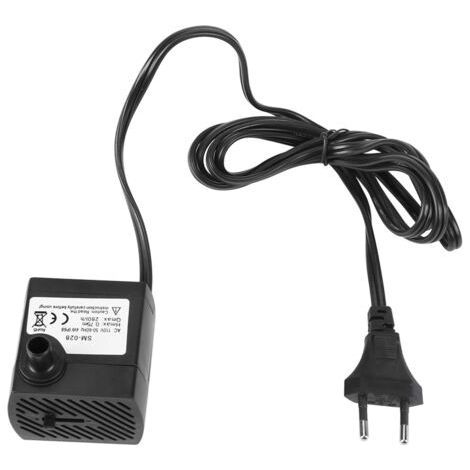 Mini pompe à eau submersible ultra silencieuse pour bassin, aquarium et fontaine (UE 220V/240V). (1/5)