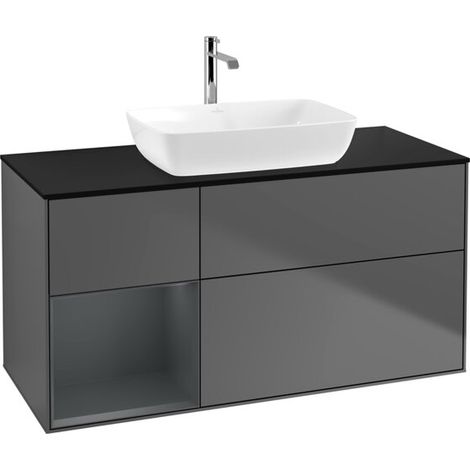 Villeroy & Boch F822HGGK Meuble sous-lavabo Finion F82 (1/2)