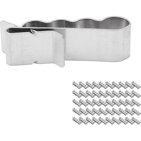 50 Pièces Colliers Serre-Câble Inox 304 pour Installation Panneaux Solaires - Fixation Câbles Photovoltaïques (1/5)