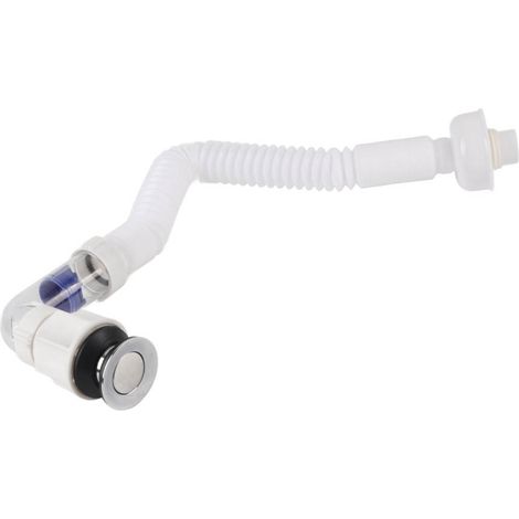 Tuyau d'évacuation universel en ABS anti-odeurs, extensible et flexible pour évier, tuyau en S pour lavabo, tuyau de drainage, système de drainage intégré pour éviers de buanderie et drainage horizont (1/5)