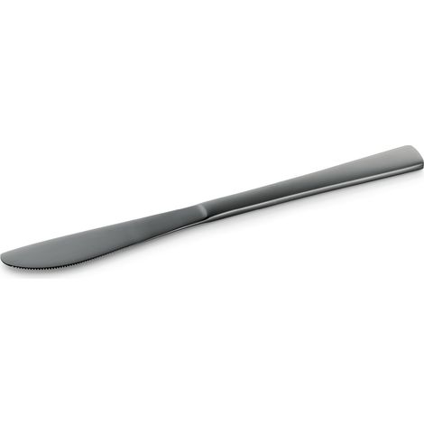 Lot de 12 Couteaux de table Hambourg Fresh en Acier Chrome noir L 220 mm - Was Germany
