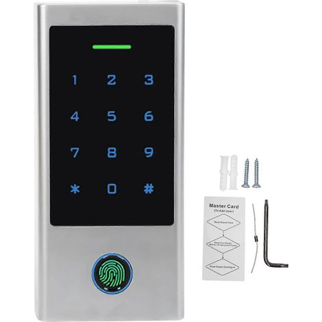 Le système de contrôle d'accès intelligent prend en charge la reconnaissance d'empreintes digitales, de cartes RFID et de mots de passe il est compatible et possède un indice de protection IP66. (1/5)