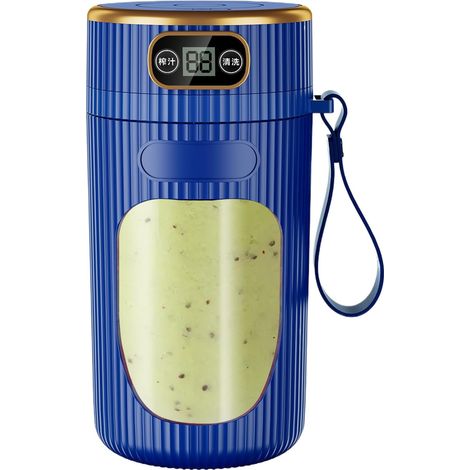 Mixeur centrifugeur portatif sans fil, bouteille électrique pour shakes protéinés, idéal voyage plage sport (1/5)