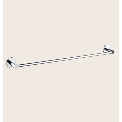 Portasciugamani 40 cm nichel spazzolato Minimal