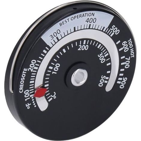 ThermomèTre MagnéTique Pour Poêle à Bois ThermomèTre De Poêle 0500 Avec (1/4)