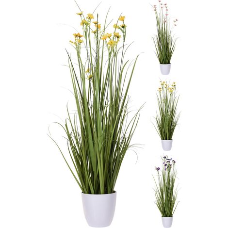 PLANTA ARTIFICIAL 95 CM FLORES SURTIDA