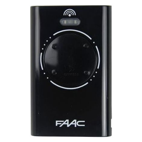 Neptune – Télécommande FAAC XT4 868 SLH noire – Émetteur radio quadri-canal – Code tournant pour sécurité accrue – Compatible 868 MHz SLH (1/4)