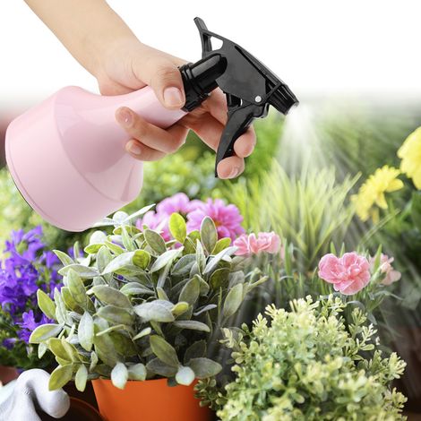 Arrosoir à main pour jardin, pot, irrigation des plantes et fleurs (rose) (1/5)