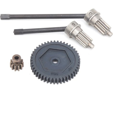 Joint universel d'arbre de transmission avant avec pignon 45T/11T pour voiture RC TRAXXAS TRX4/TRX6 1/10 (1/5)
