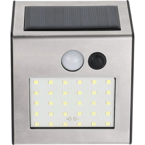 30 LED Lampe Solaire Extérieure Lumière Solaire Extérieure avec Détecteur de Mouvement Grand Angle 120º Éclairage Solaire Extérieur Étanche IP65 Murale pour Jardin entrée (1/4)