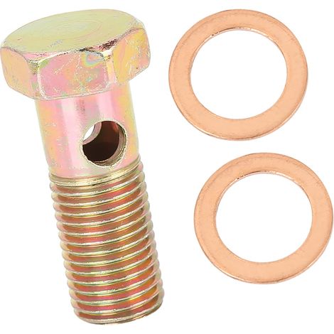 Banjo Boulons Frein Raccord Adaptateur M14x1.5mm avec M14 Rondelles (1/5)