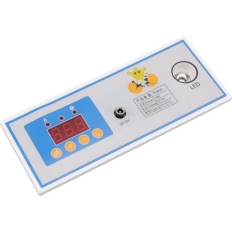 Contrôleur de Température Numérique pour Incubateur Automatique 30W 12V Thermostat pour Œufs
