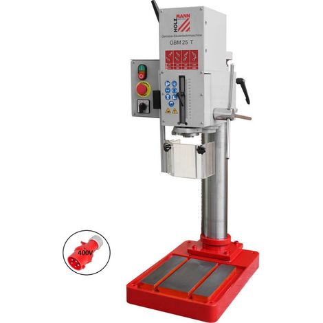 Trapano a colonna con ingranaggi fresa Holzmann gbm25t 400v