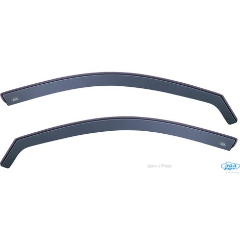 Set deflettori aria anteriori ad incastro, tipo lungo - compatibile per Suzuki Jimny 3p (01/9810/18)