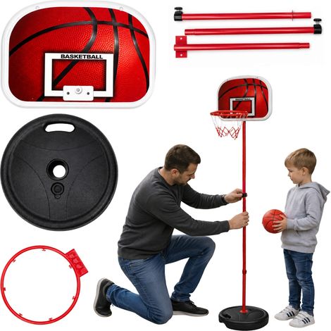 Mini-Basketballkorb-Set für Kinder, tragbarer Ständer, 160 cm (1/5)