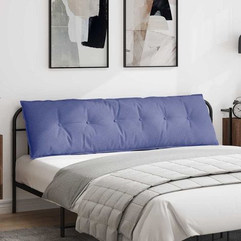 Rückenkissen Jeans blau 180 x 19 x 50 cm Stoff