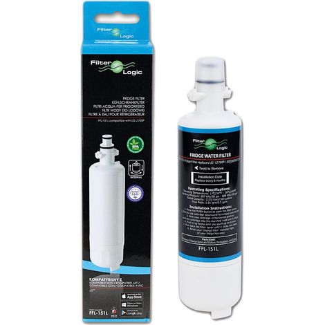 FilterLogic FFL-151L Fridge Water Filter Compatible with LG LT700P