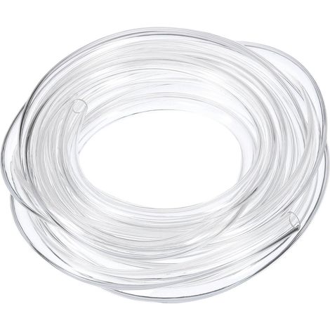 Tube en PVC, 7mm ID x 10mm OD x 1.5mm Épaisseur, Tuyau Aquarium, Tube en PVC Transparent de 4m de Long, Tuyau D'Eau en Plastique Léger et Flexible pour L'Aquaponie (1/5)