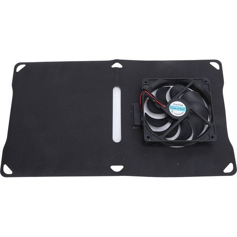 10-W-tragbarer Solarpanel-Ventilator, monokristalline Silizium-Belüftung für Gewächshäuser (1/5)
