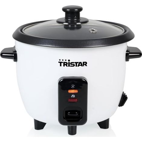 Cuiseur à Riz 0,6 L, Cuve Intérieure Antiadhésive, Maintien au Chaud et Arrêt Automatique, Format Compact, Avec Gobelet Doseur et Cuillère, 300 W, RK-6142 (1/5)
