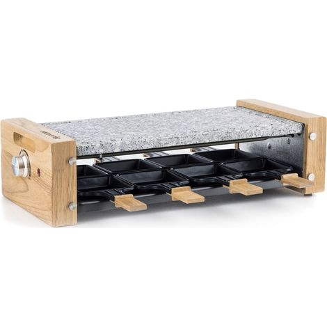 Raclette-Grill 1200 W für 8 Personen + Grillstein - WOD8 - h.koenig (1/5)