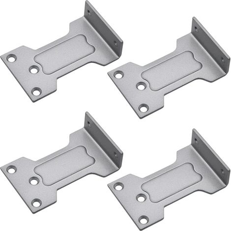 Satz mit 4 Parallelarmhalterungen für Türschließer, Parallelplatten-Serie, umgekehrte Beladung, nach innen und außen öffnend, universelles Verlängerungszubehör, 4 Stück