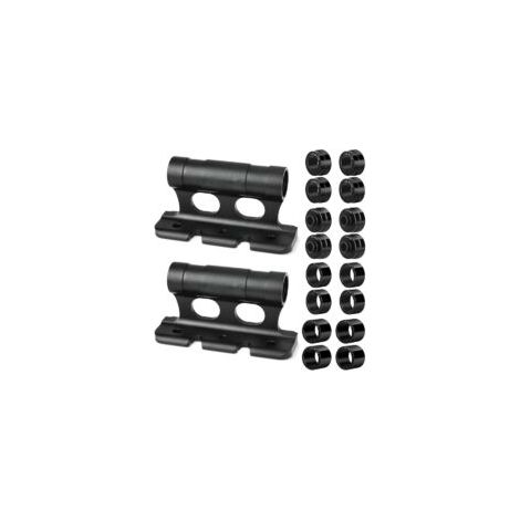 Lot de 2 supports de fourche de vlo en alliage d'aluminium pour voiture, vlo, porte-fourche dgagement rapide (1/5)