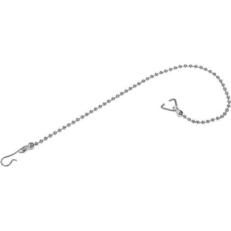 Lot de 3 chaînettes de chasse d'eau de 26 cm, en acier inoxydable 304, pour la réparation des toilettes. (1/5)